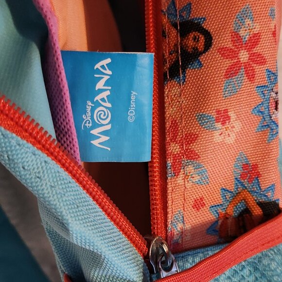 Accessory Innovations Disney Moana 16" (Blue, Pink & Orange) Backpack - Picture 15 of 16